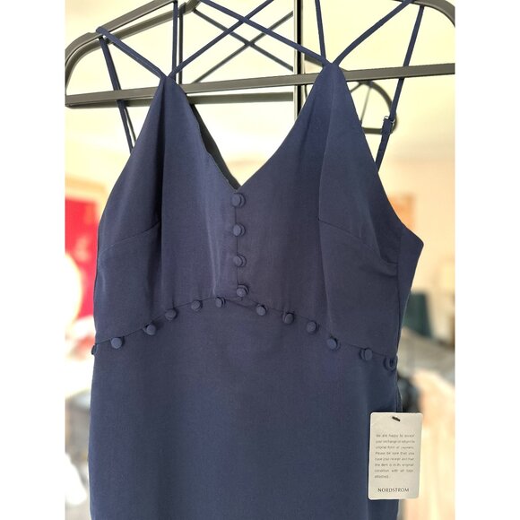NWT Nordstrom Harlyn Navy Dress Medium - Picture 3 of 6